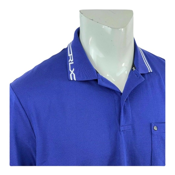 Polo Ralph Lauren RLX Blue Vintage Ryder Cup 2002 Medinah Mens Large - Picture 4 of 9